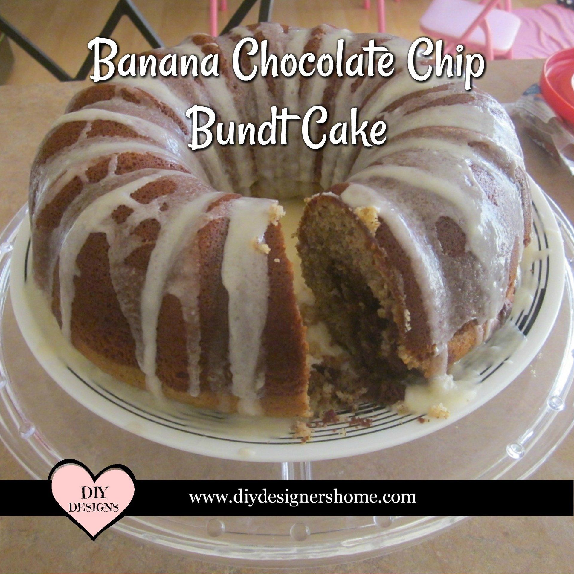 Banana Chocolate Chip Bundt Cake