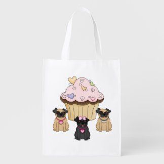 Sweet Pug Dog Cupcakes
