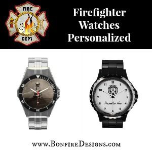 Personalized Firefighter Watches Personalized Firefighter Watches