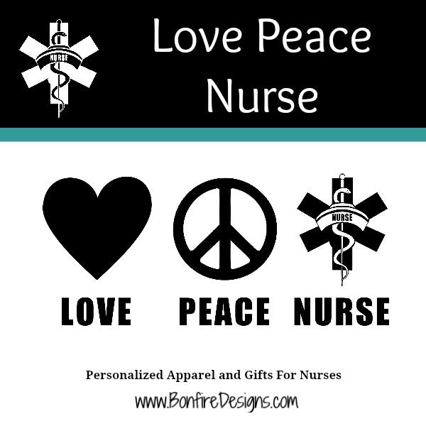 Love Peace Nurse Unique Gift Ideas Love Peace Nurse Unique Gift Ideas
