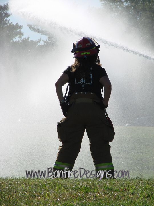 Firefighter and Captain Proud and Strong 20 Years Of Firefighting