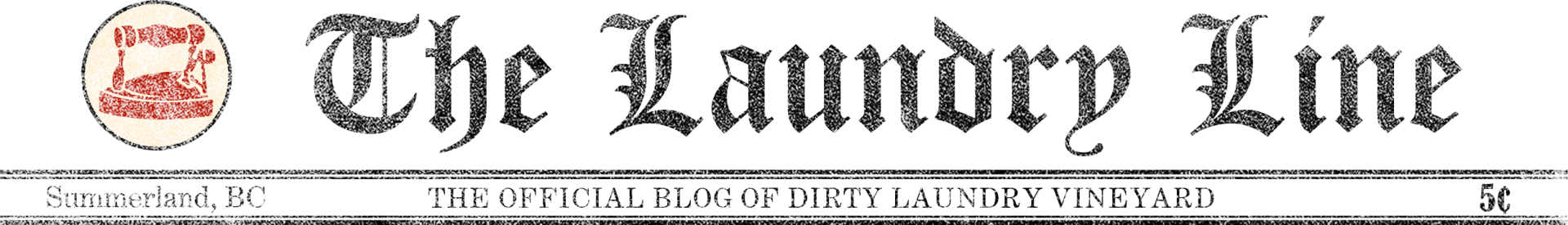 A logo for the laundry line is shown on a white background