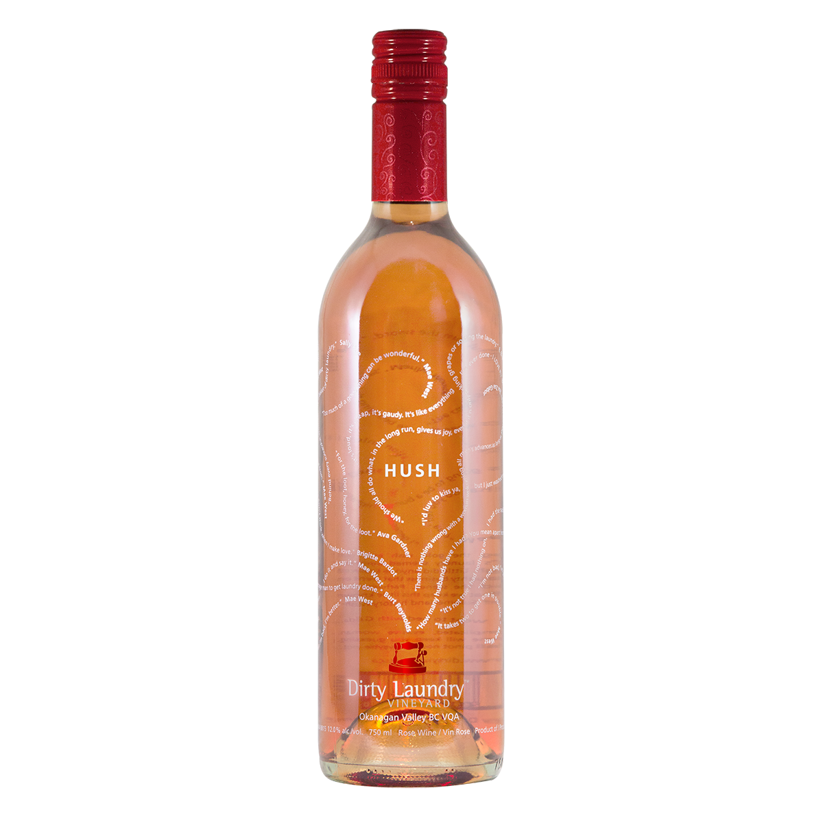 Hush Rose Dirty Laundry Wine