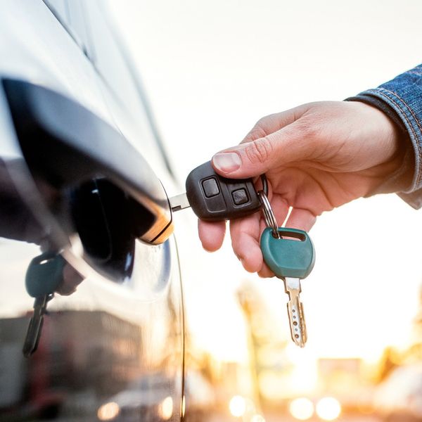 Opening the Car Door — Dallas, TX — Locksmith Opening the Car Door — Dallas, TX — Locksmith