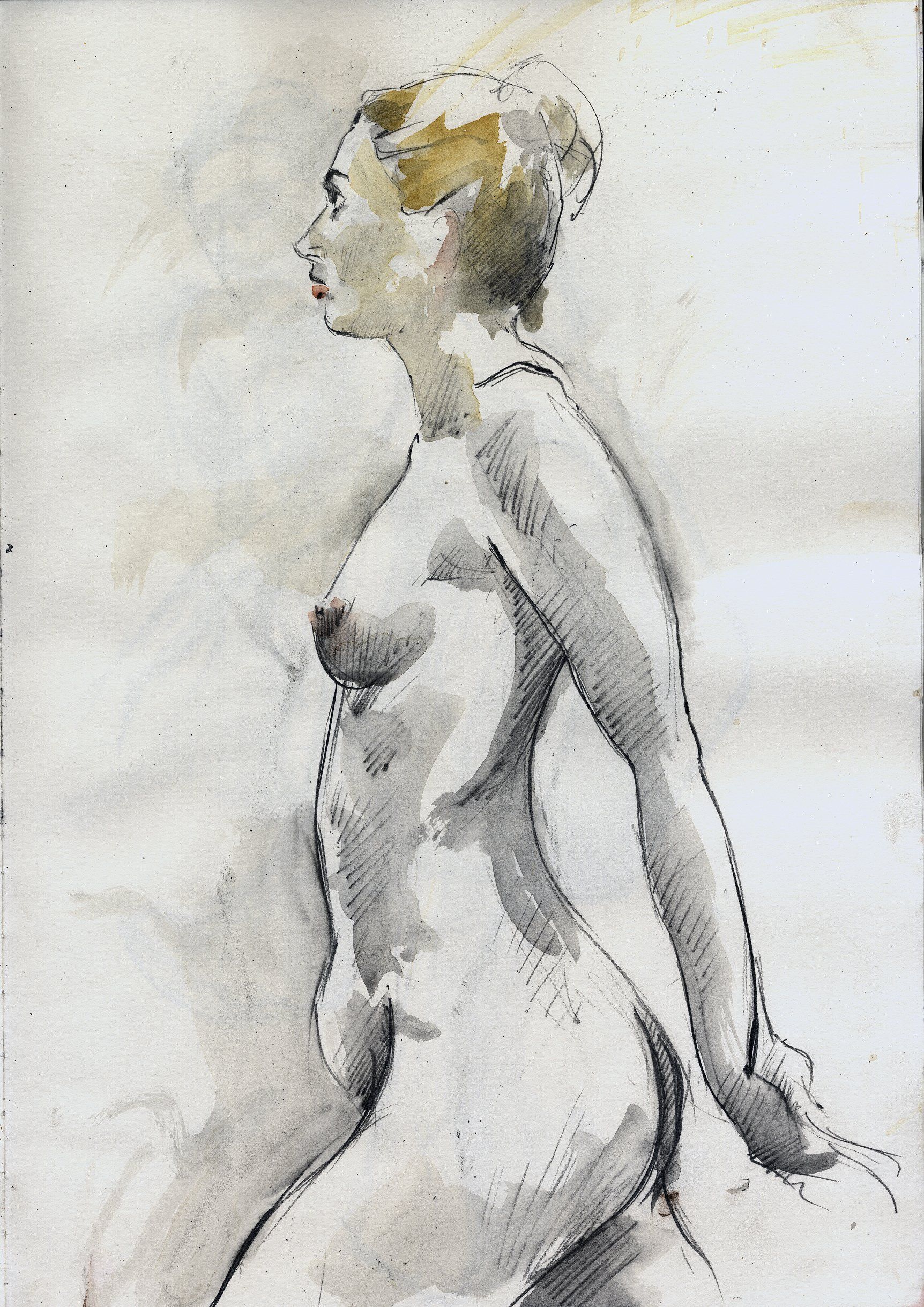 nude female student