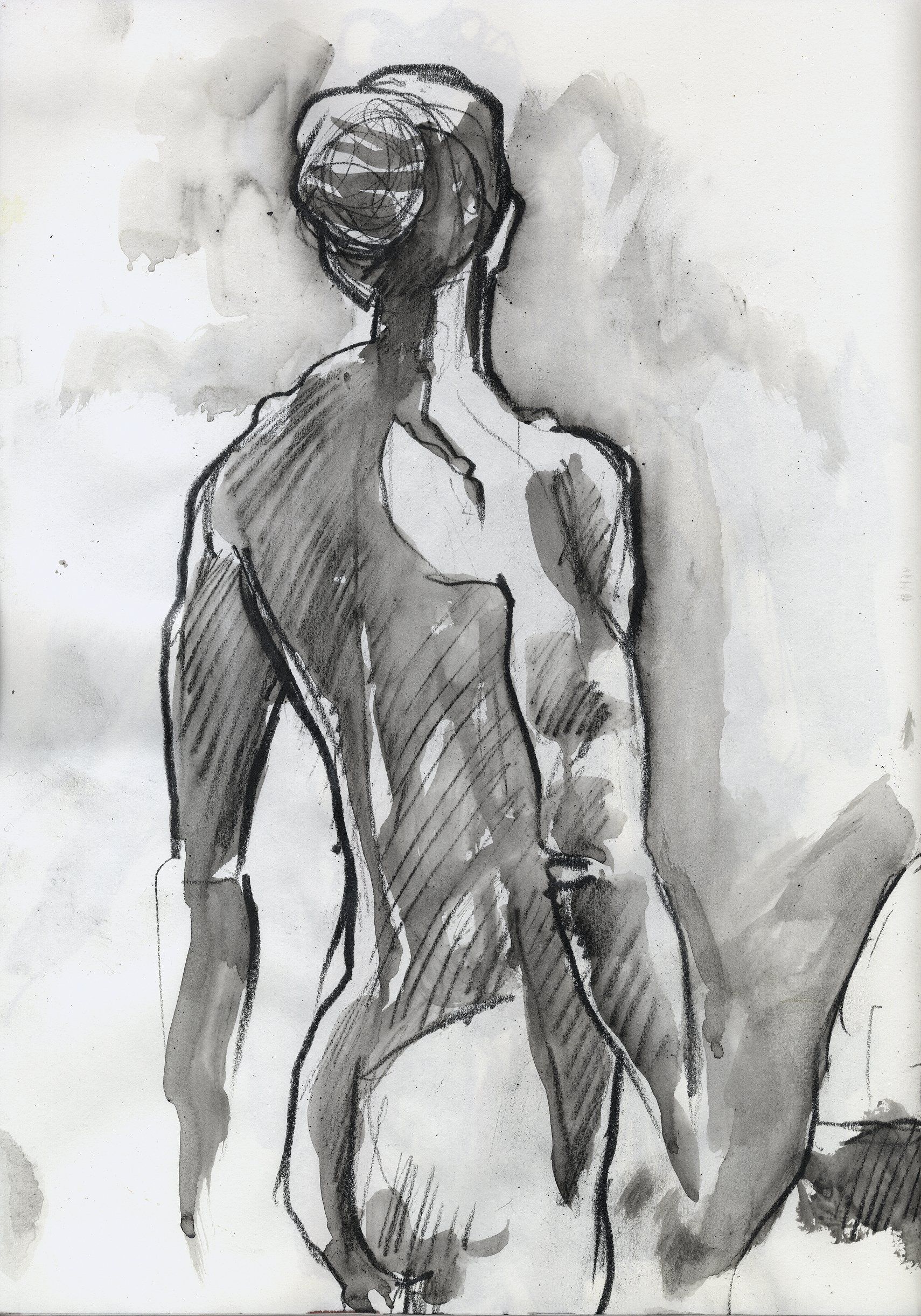 sketch nude male