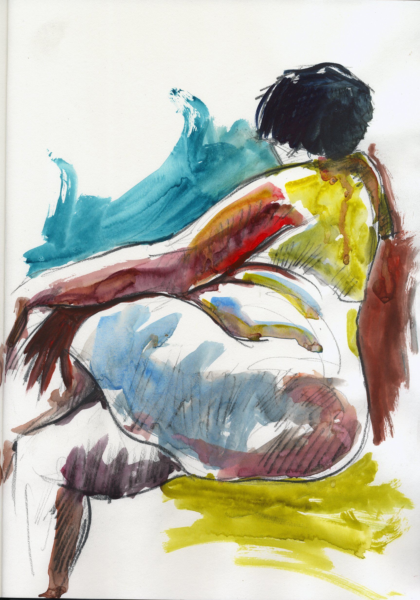 sketch nude female