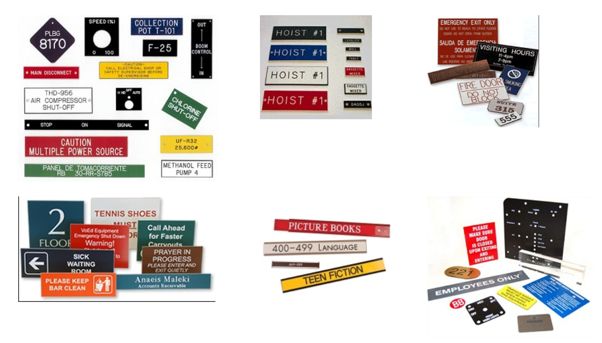Different signage — Easley, SC — TU Engraving & Awards