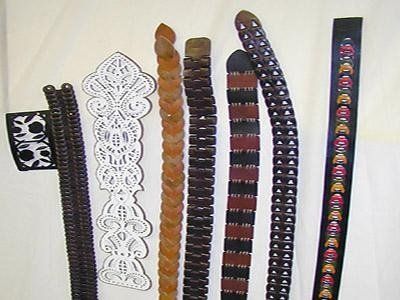 cintura in cuoio artigianale