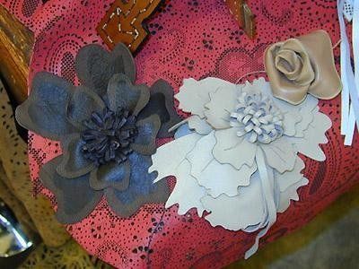 production of nappa leather flowers