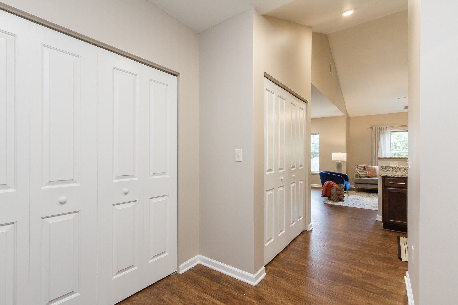 Hallway to living room