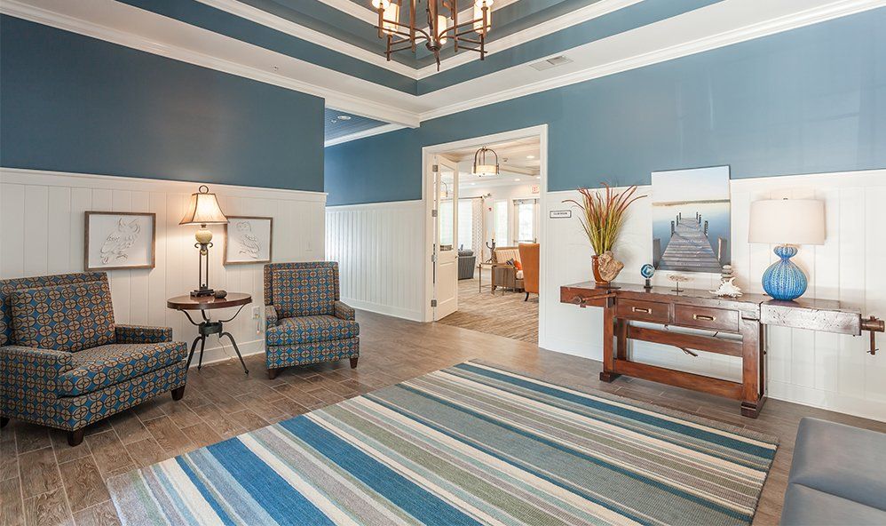 Waters Edge Community center lobby