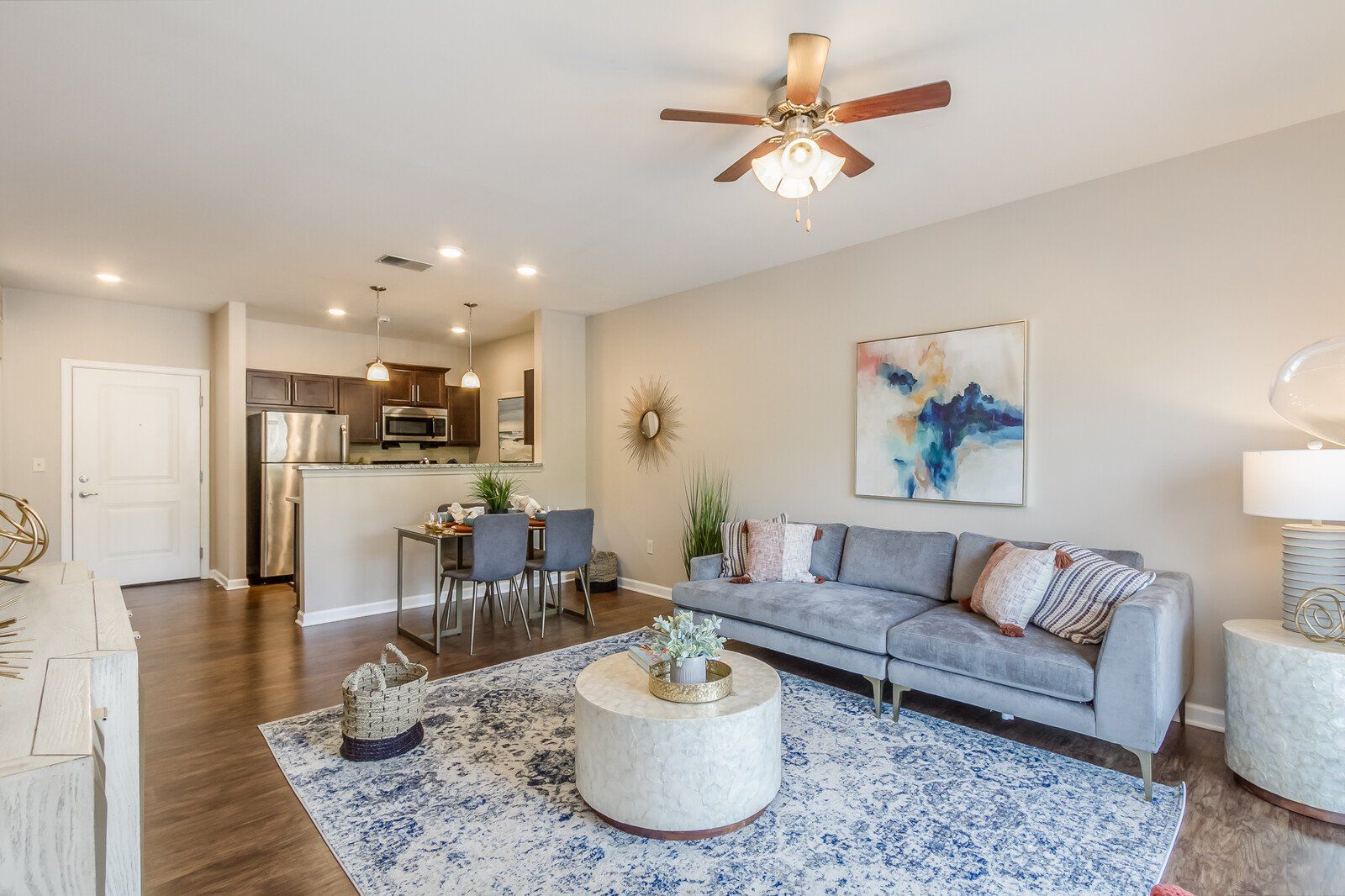 Open concept living room