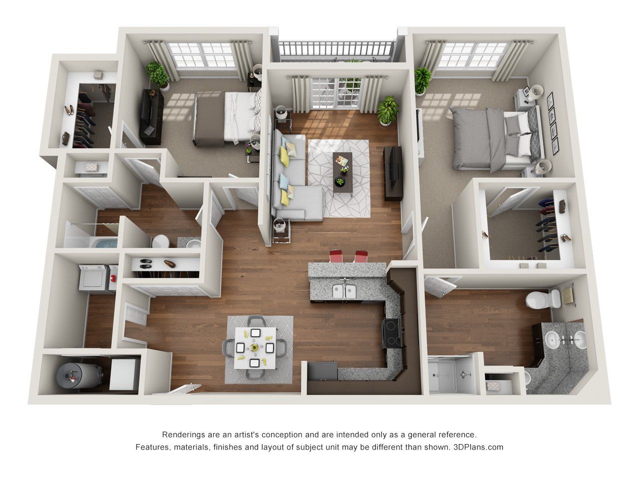 Unit D Floorplan