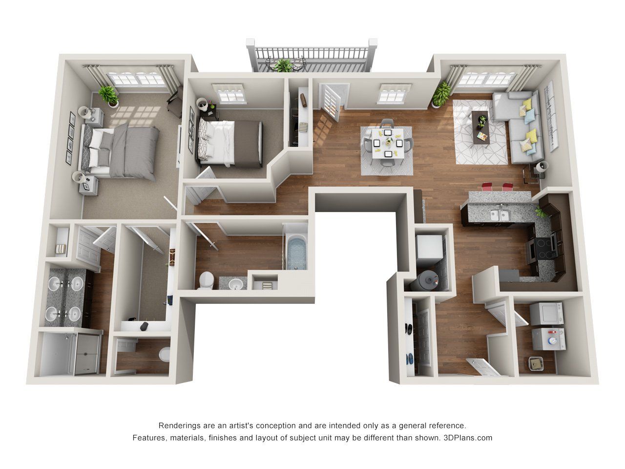 Unit E Floorplan