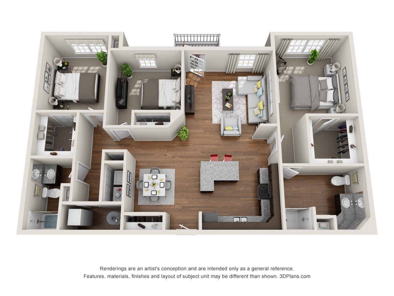 Unit H Floorplan