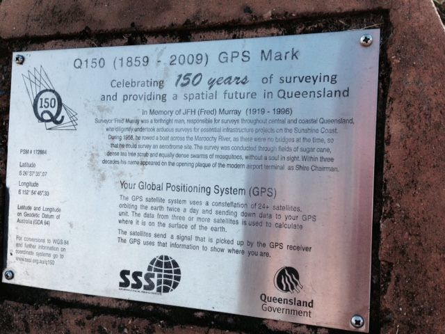 surveying plaque