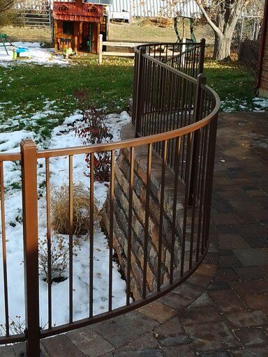 ornamental iron fence