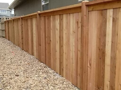 beautiful wood fence