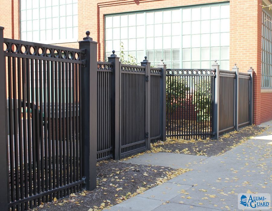 beautiful aluminum fence