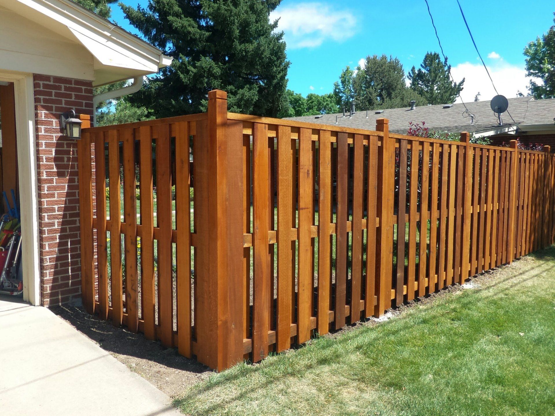 wood fence
