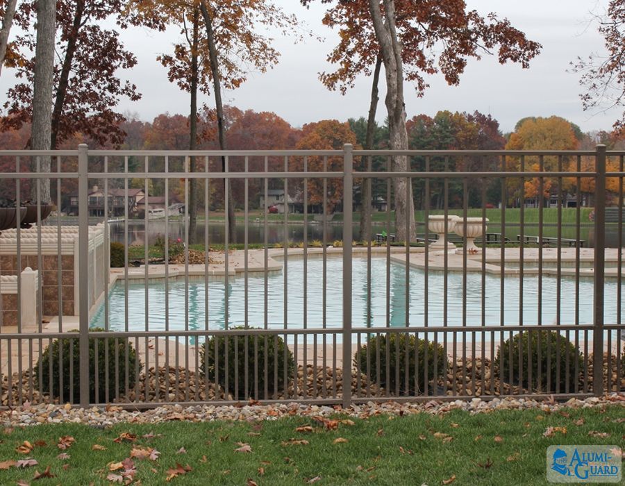 beautiful aluminum fence