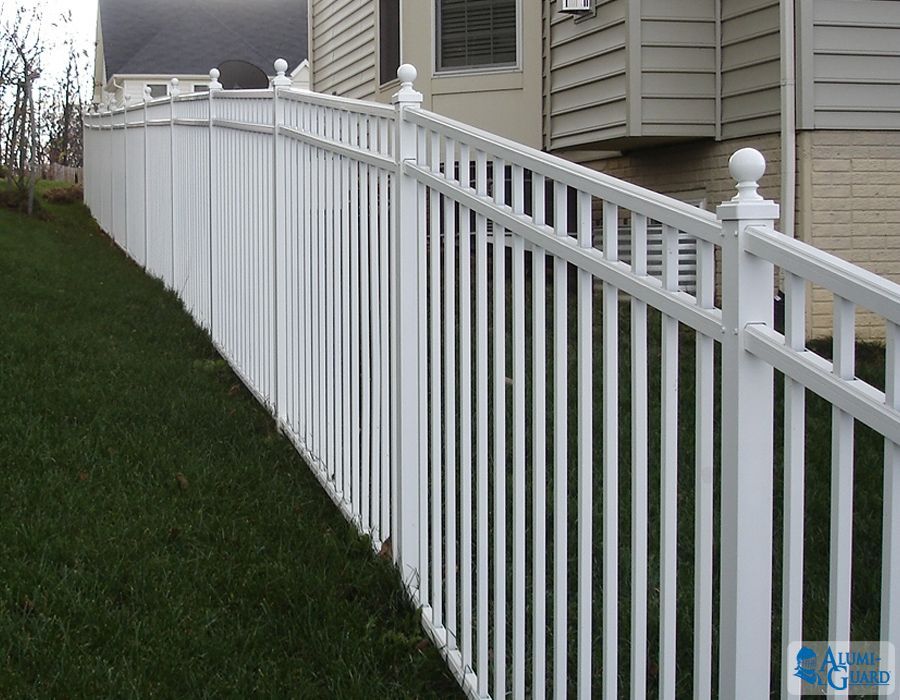 beautiful aluminum fence
