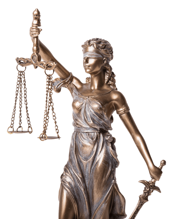 Statue of Justice — St Memphis, TN — Wilkes McCullough & Wagner