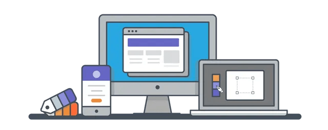Website on multiple devices icon