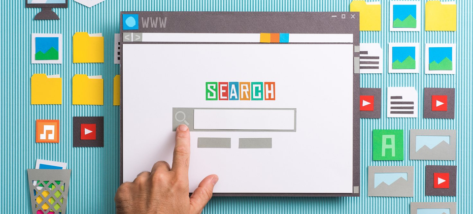 google search engine home page