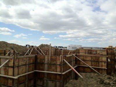 Foundation with Wooden Frames — Billings, MT — Fleury Concrete