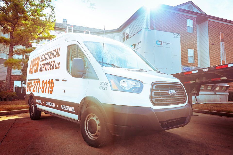 Van in front of nursing facility
