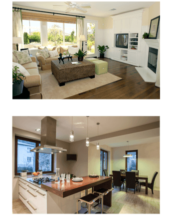 Living Room and Kitchen