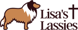 Logo with a collie dog beside text that reads 
