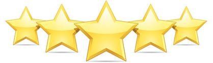 Five star reviews