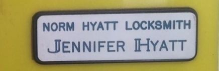 engraved name badge