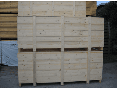 Cassa di legno per trasporto oggetti