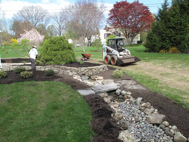 Large landscaped Yard