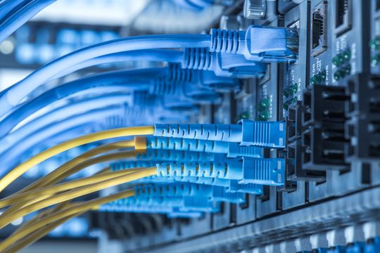 Security Cabling — Cables Attached to Server in Kansas, MO