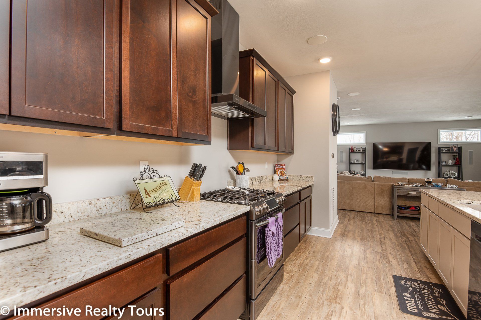 gas range and range hood