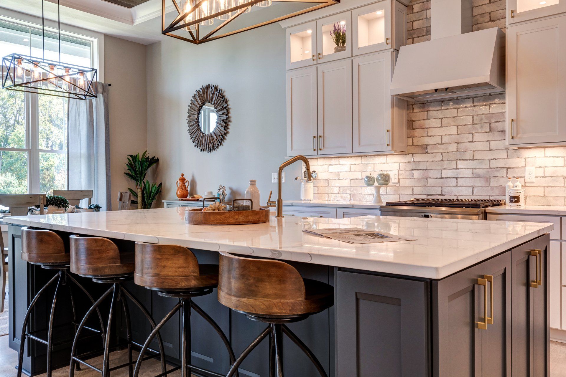 kitchen island with seating