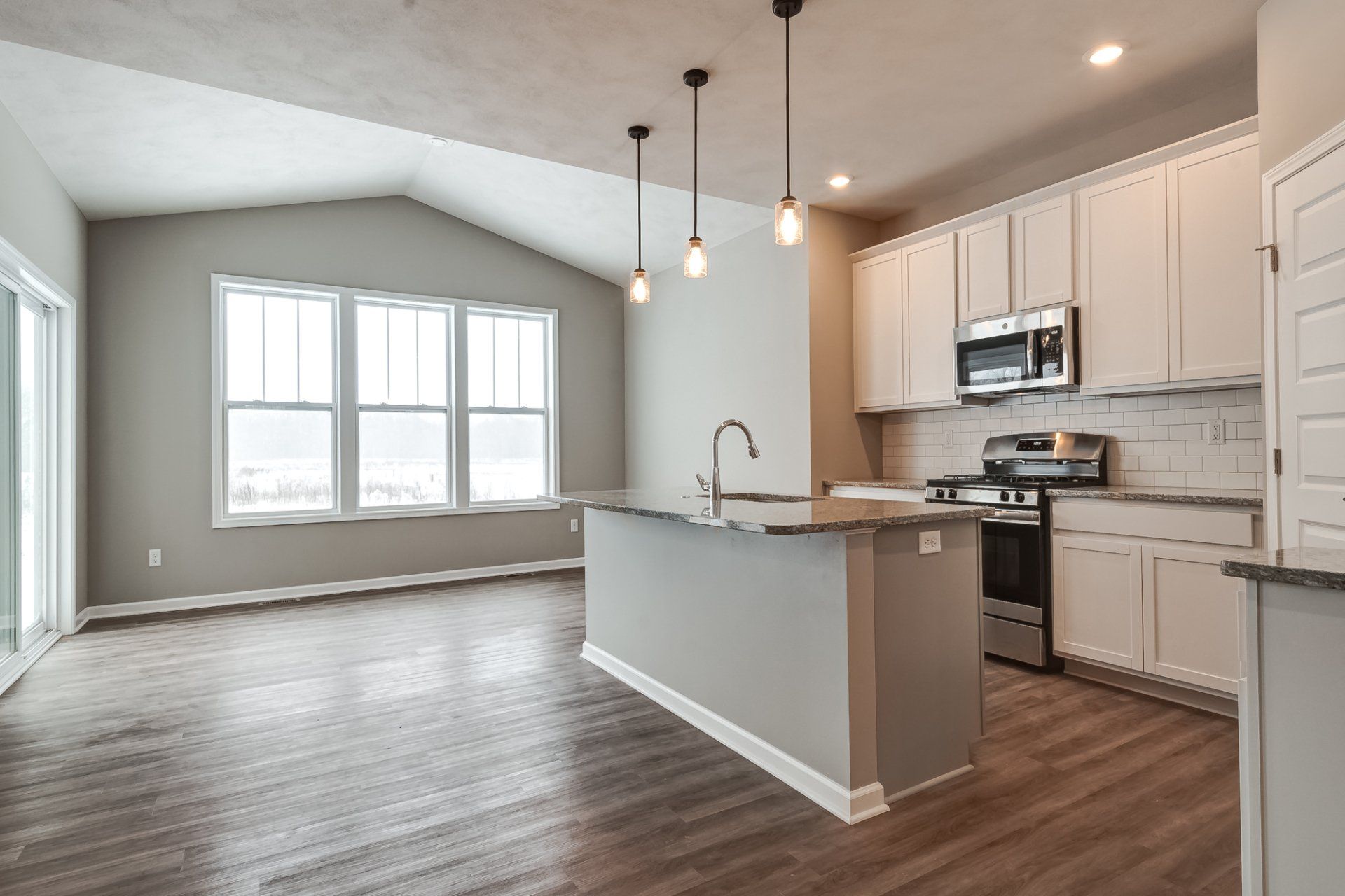 kitchen and dining room
