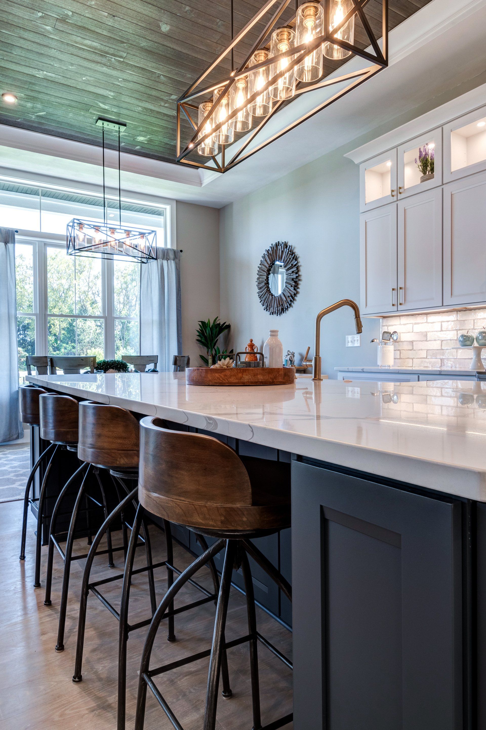 kitchen island with seating