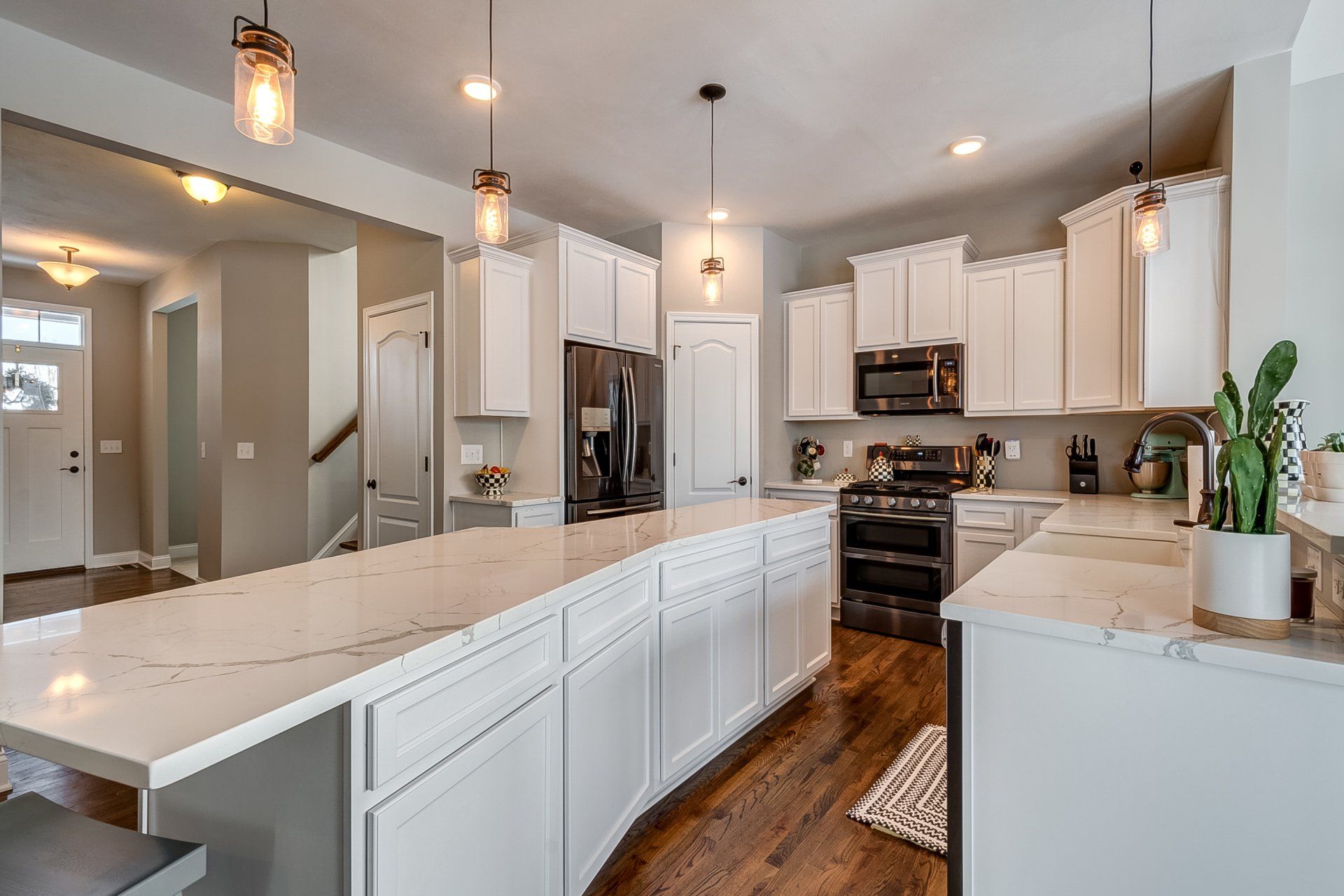 kitchen with island