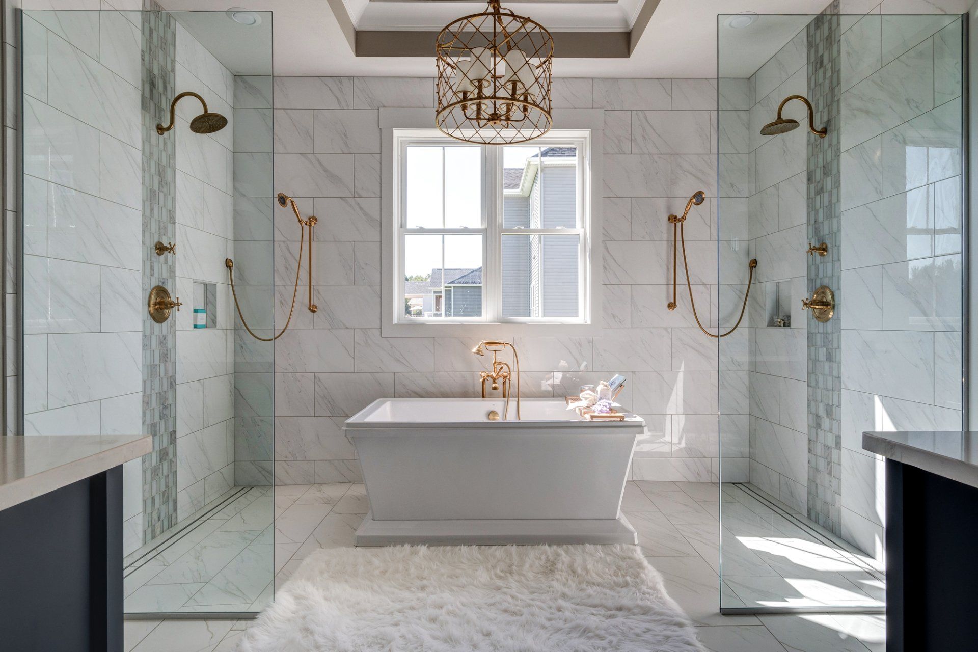 tub and walk-in showers