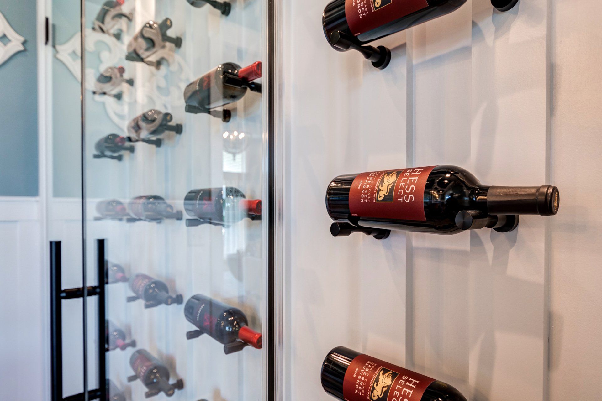 glass wine cellar