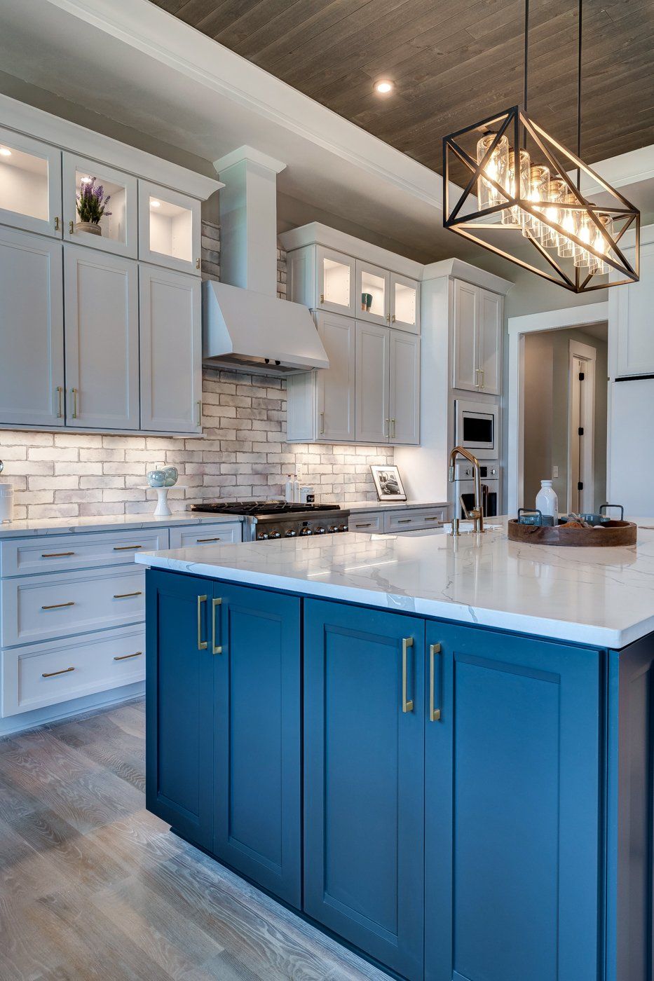 kitchen with island