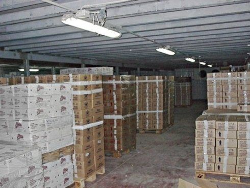 magazzino refrigerato per gelati