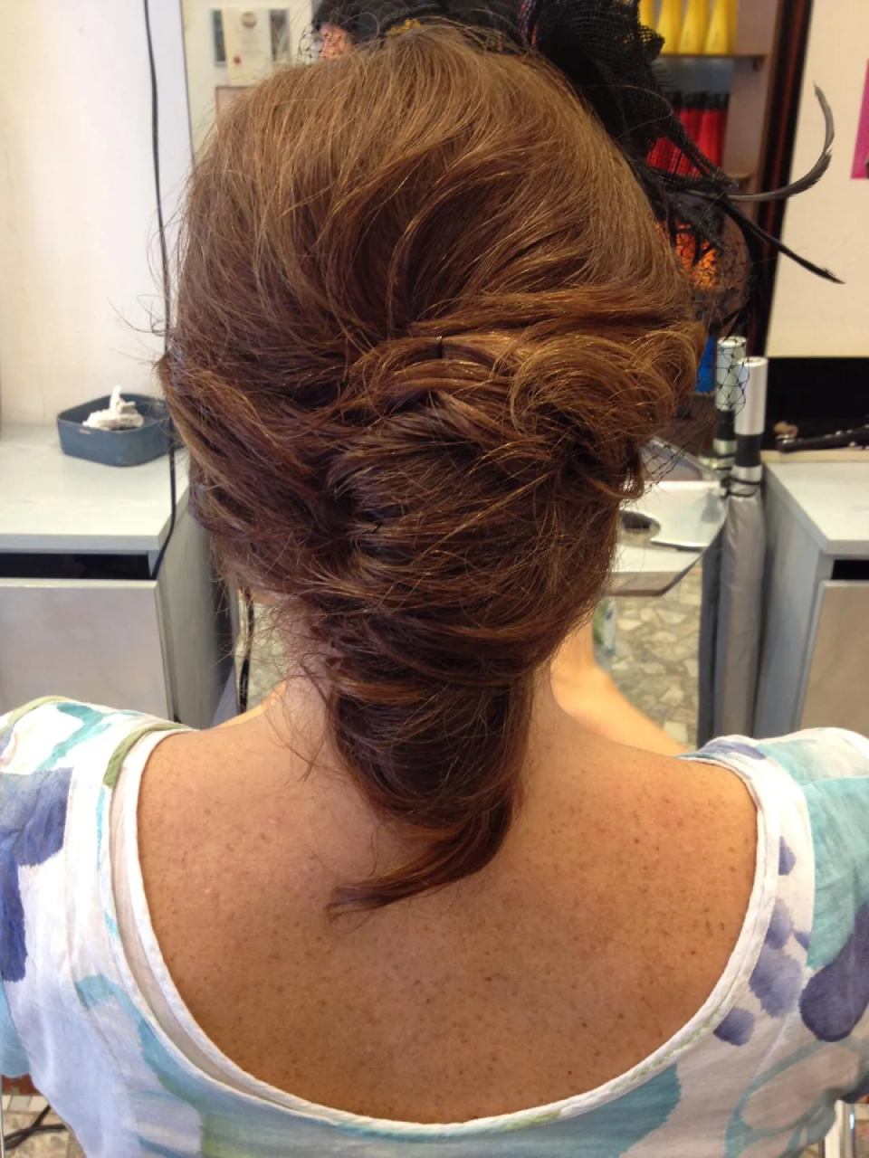 Capelli acconciati