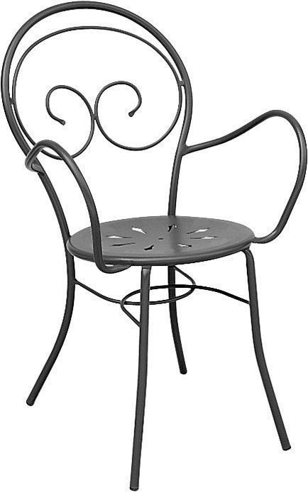 Sedia classica con braccioli